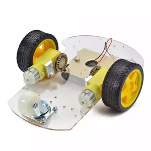 Tracking Motor Smart Robot Auto Chassis Kit Geschwindigkeit geber Batterie kasten 2WD Ultraschall modul Für UNOR3 MEGA Kit - Product Image 4