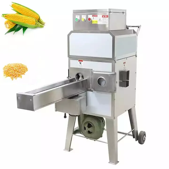 Trituradora de maíz dulce Manual, máquina trituradora de maíz y trilladora
