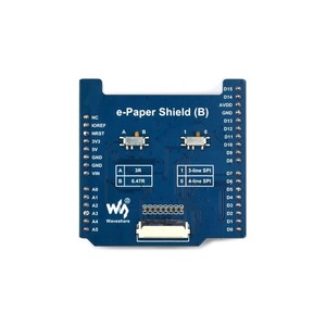 Universal E-Paper Raw Panel <strong>Driver</strong> <strong>Shield</strong> (B) for <strong>Arduino</strong>, Onboard MX25R6435F Flash Chip, Supports Expanding External RAM