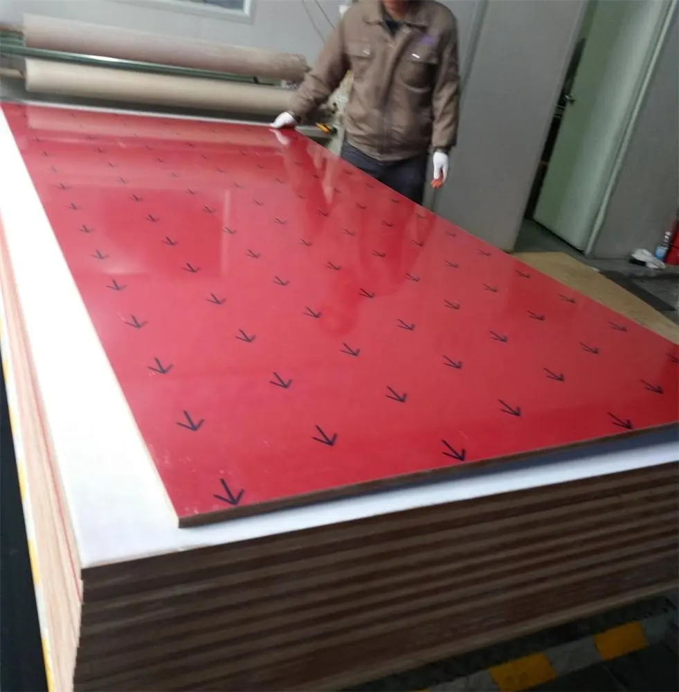 high gloss 1-2mm Acrylic sheet faced mdf board for interior design