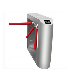 Hochs icherheit 304 Edelstahl Fußgänger Eingang und Ausgang QR-Code RFID-Karte Zugangs kontroll system Stativ Drehkreuz für Büro - Product Image 3