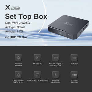 OTT IPTV TV kutusu 4K 60fps OEM Android 11 2G RAM 16G ROM Set Top Box Amlogic S905w çift WiFi 2.4G/5G STB TV buharda medya oynatıcı - Product Image 2