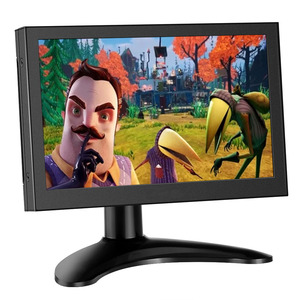 Monitor LCD pequeño de 7 pulgadas para exteriores HD 1280x800 resolución 600cd brillo 16:10 pantalla IPS compatible con entradas HD MI/VGA/AV/BNC - Product Image 1
