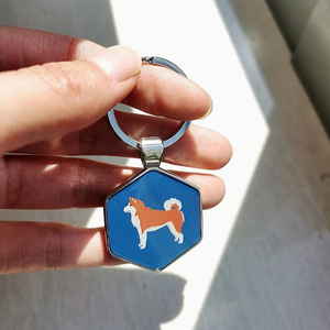 Bán buôn tùy chỉnh Pet thẻ thép không gỉ QR mã thủ công kim loại hình dạng khác nhau in ấn tùy chỉnh Pet <span class=keywords><strong>Dog</strong></span> Tag cho bán - Product Image 4