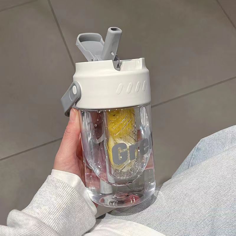 Second-generation tea caddy cup, white, 600ml
