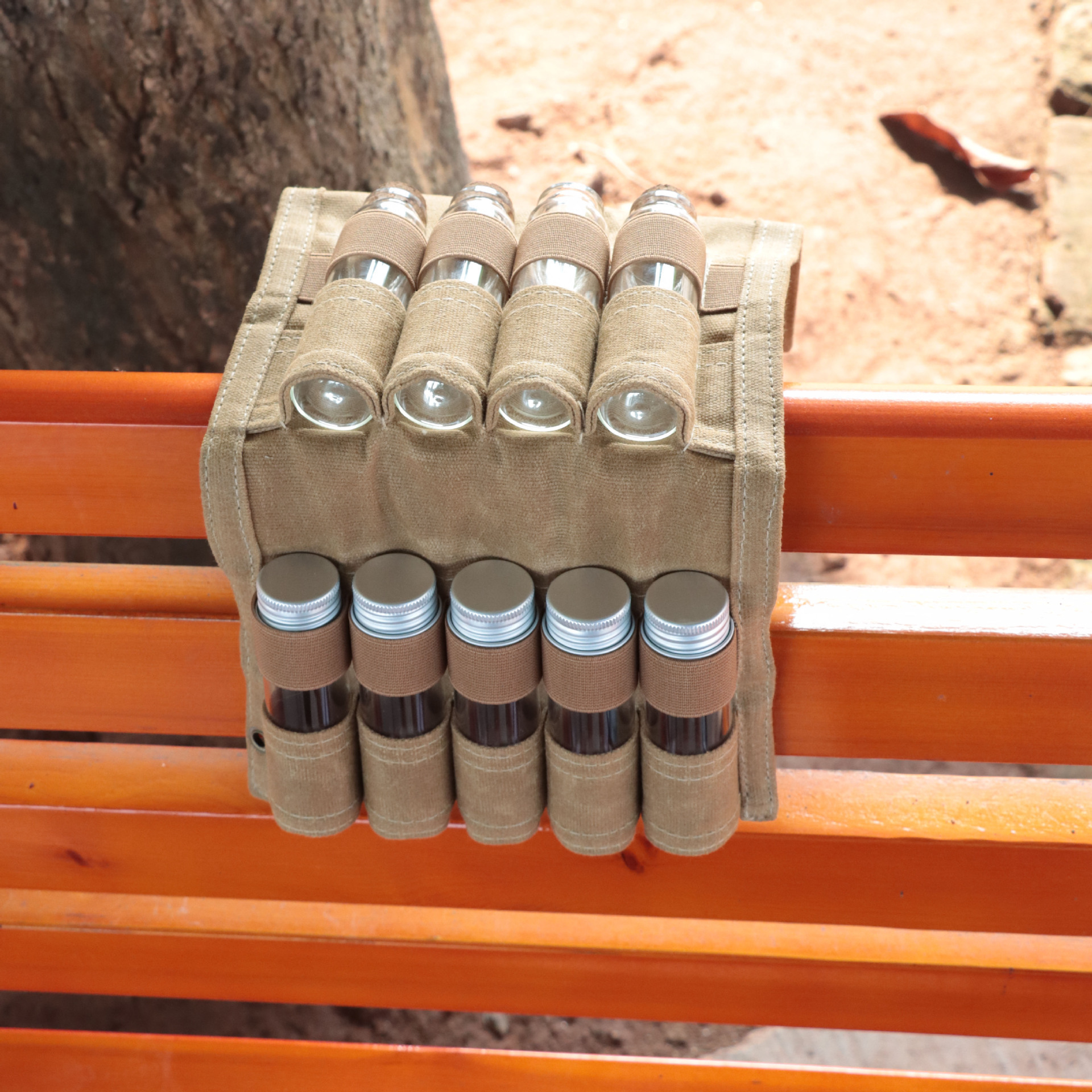 Khaki bottle