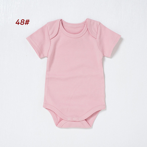 Lap vai bé ngắn Romper 100% cotton hữu cơ bé onesie đồ ngủ Romper - Product Image 5