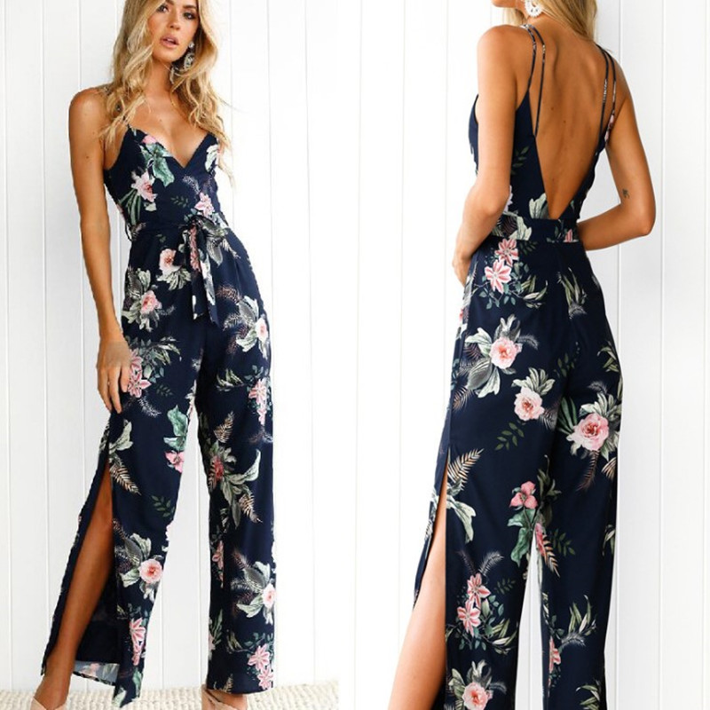 2021 New Arrivals Sexy Casual Female sleeveless jumpsuit women