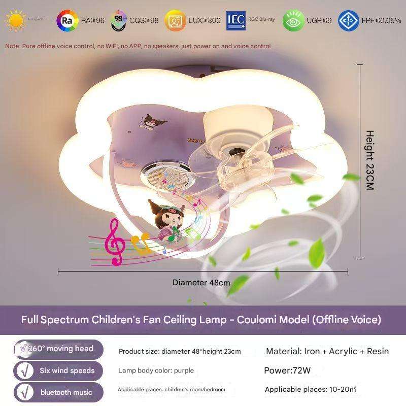 【Eye-protection moving head fan light】Bluetooth speaker