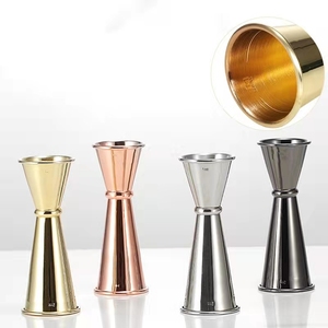 מכירה לוהטת יפני סגנון נירוסטה barware יין הג 'יגר 30/45ml הברמן כפול צד כוס מדידה עבור יין