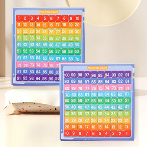 数学学习1-100连续磁数计数书木制百数字板玩具 - Product Image 5