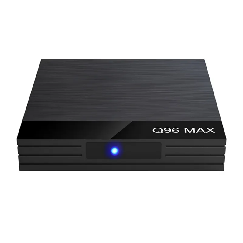 آشر Q96 ماكس مربع التلفزيون الروبوت 9.0 Allwinner H6 4K مشغل الوسائط التلفزيون مربع HDR 6K فك 4GB/32GB 2.4G واي فاي صندوق أندرويد التلفزيون الذكية