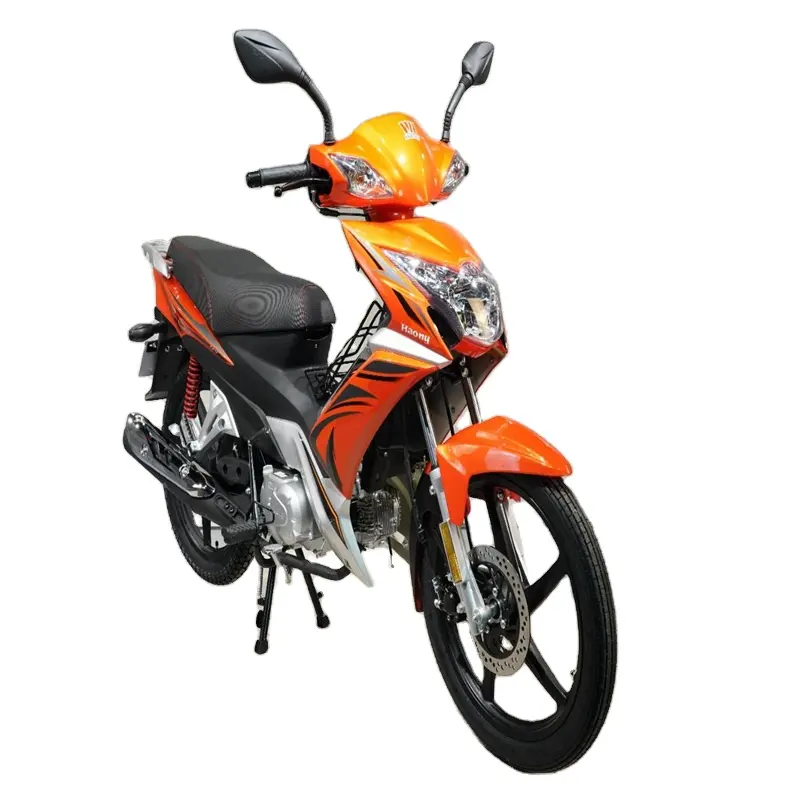2022 nouveau Design personnalisé usine Motos a Gasolina Cub motos moto 50cc cyclomoteur sous l'épine Orange Cub vélo