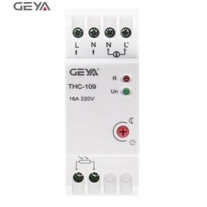 GEYA Sensor de control de luz control electrónico temporizador de encendido/apagado interruptores de tiempo control de iluminación