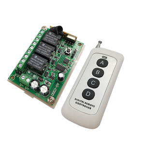 3 kanal relais modul fernbedienung schalter, 12 volt relais motor schalter auf off - Product Image 1