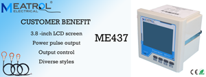 ME437 Smart <strong>Wireless</strong> Single-Phase Power Meter Panel Meter and Energy Monitor RS485 Communication <strong>Modbus</strong> an Advanced <strong>Data</strong> <strong>Logger</strong> - Product Image 2