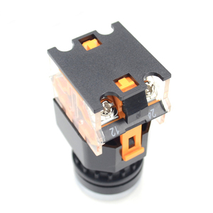 LA38 22 millimetri di Blocco Auto-chiusura a scatto Push button switch 1NO 1NC Momentaneo interruttori a pulsante, piccolo interruttore di pulsante - Product Image 6