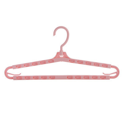 Extendable clothes hanger (pink)