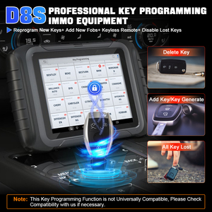 XTOOL D8S Ecm Codierung programmier werkzeug Remote Key Decoder Programmierer Obd Scanner 42 Alle in einem Auto diagnose gerät zurücksetzen