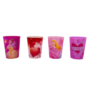 食品级定制的3D透镜状吸管杯，带盖和吸管