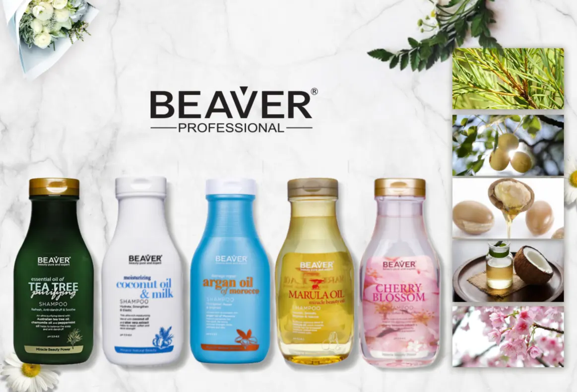 Potenciadores de rizos naturales Beaver para el cabello, aceite de argán, queratina, reparación de rizos, define el estilo, crema rizada