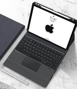 工厂智能阿拉伯英语键盘，带皮套，适用于iPad Air Pro 10.2 10.5 10.9 11 12.9英寸无线触控板键盘 - Product Image 5