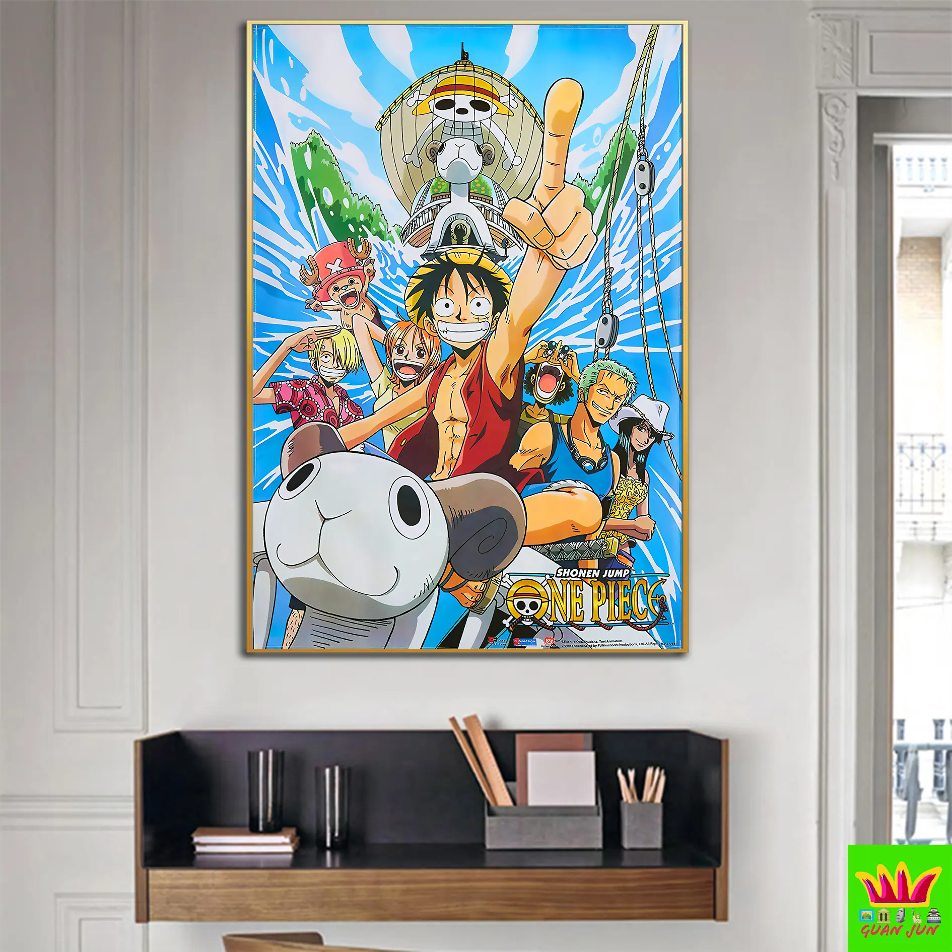 Modern simplicity Anime Art painting Japanese anime protagonist poster Cartoon Art Canvas Painting Youth Room