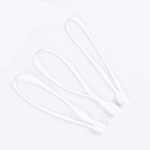 Best Selling Women's Woven Lace Paper <strong>Hang</strong> Tag Rope with <strong>String</strong> <strong>Loop</strong> and End Hook <strong>Printed</strong> Features for Garment Labeling - Product Image 2