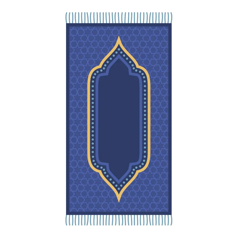 Tapete de rezos de los jugadores del Corán, alfombra inflable de rezos de Ramadán kareem