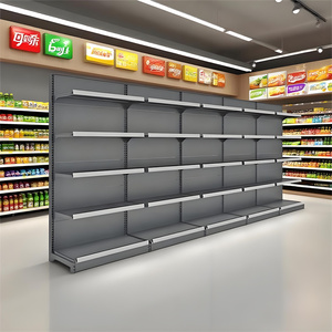 Tùy chỉnh chất lượng hàng đầu hiển thị Kệ bán buôn <span class=keywords><strong>2025</strong></span> Gondola kệ đơn hoặc đôi bên siêu thị kệ - Product Image 2