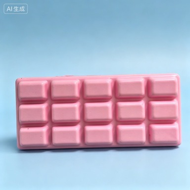 5- Chocolat rose imprimé en couleur