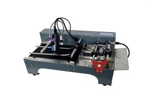 Mini máquina de codificación de paginación de imágenes térmicas de escritorio eléctricamente para bolsas de papel de plástico, hojas de cartón, mesa transportadora de motor - Product Image 2