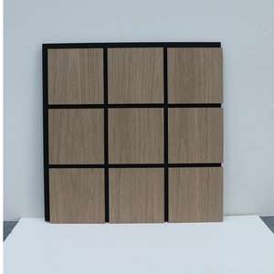 Exklusive patentierte <span class=keywords><strong>DIY</strong></span> wettbewerbs fähige Preis MDF Diffusion Holz Wand latte Decke Sound Proof Holz furnier Akustik platten - Product Image 1