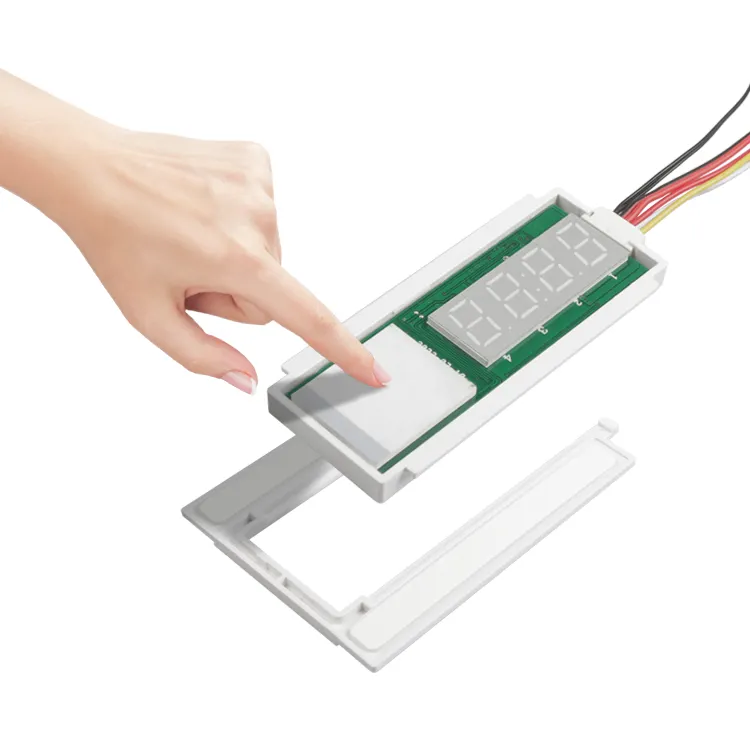 FICLUX-Sensor de luces LED táctil para espejo de baño, modelo TTS-A03-2, multifunción, un solo Color, atenuador táctil