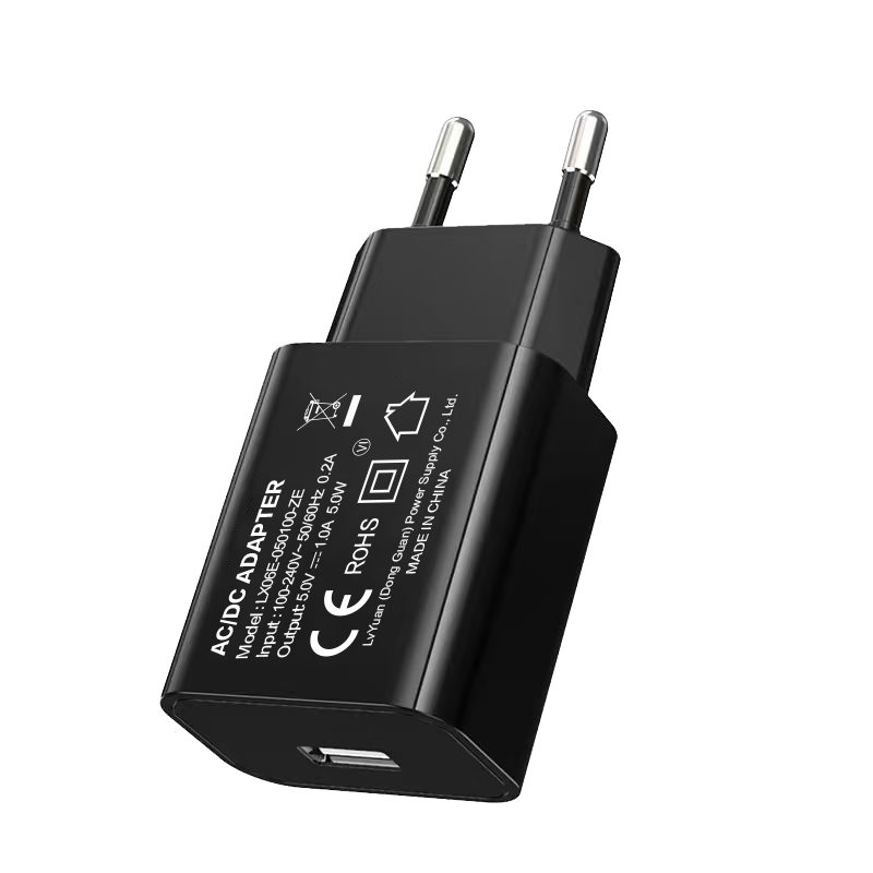 EU Pulg/5V1A/Black