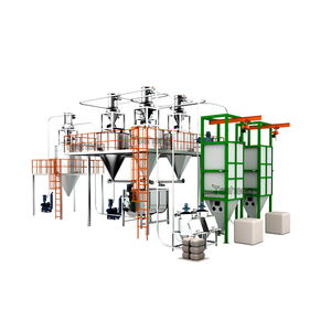 Sistema de dosificación y carga de pesaje automático para la industria química alimentaria
