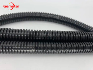 <strong>Two</strong>-Layer Double Split PVC/PE/PA Corrugated <strong>Flexible</strong> Electrical <strong>Conduit</strong> Easy Assembly for Wind Power Durable PP Material