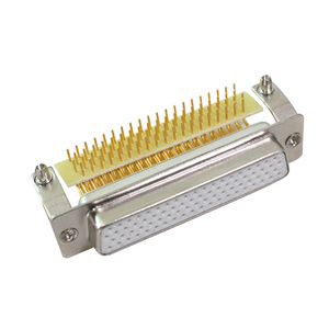 Toptan özelleştirme Denentech D-SUB çift bağlantı DR9 kadın HDR15 sağ açı DIP D-SUB konnektörü PCB uygulamaları için