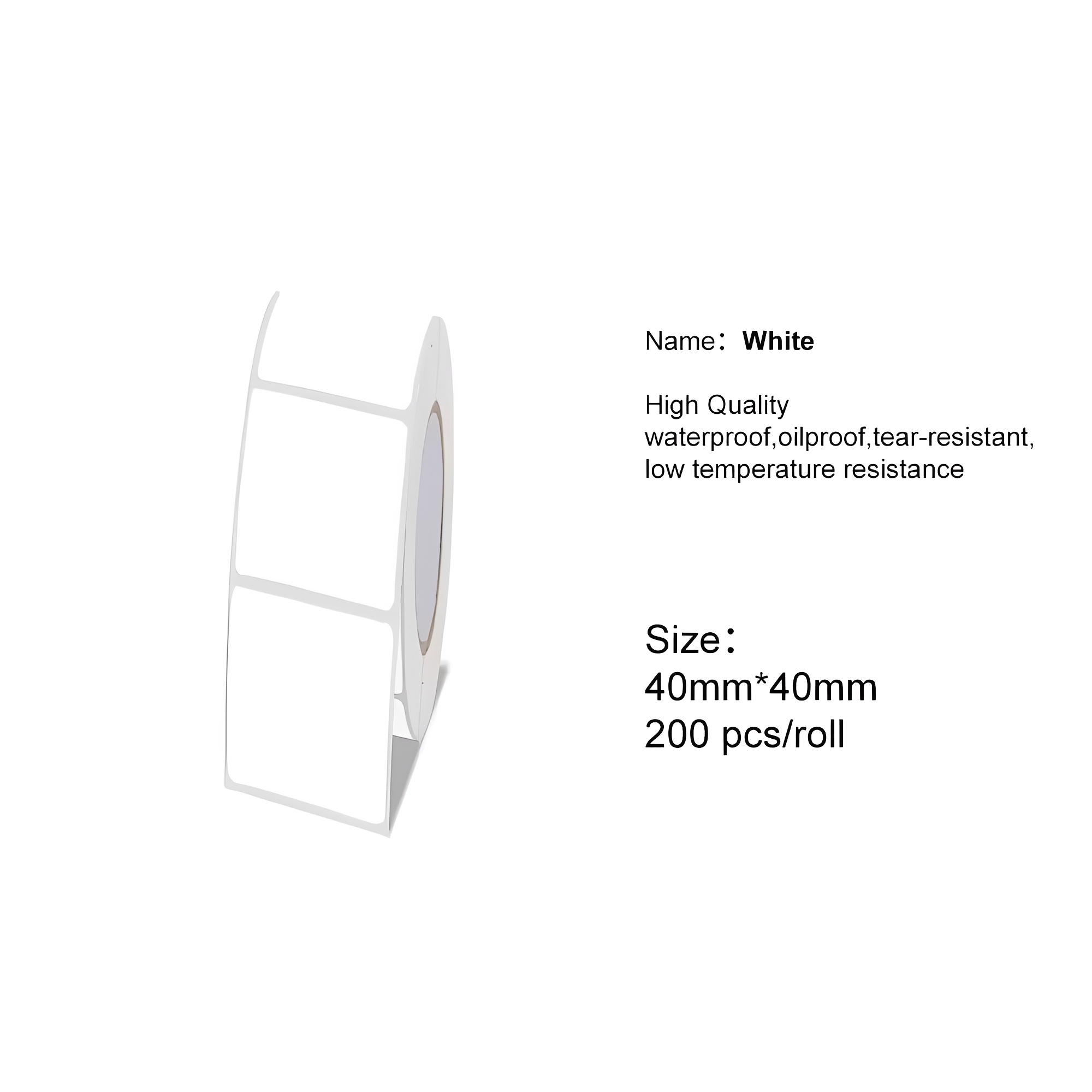 Blanc-40*40mm