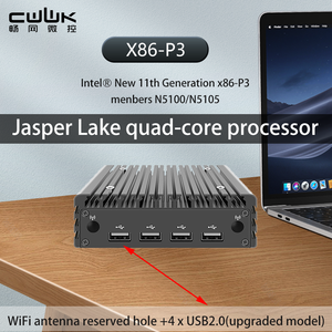 Cwwk เราเตอร์มินิรุ่น11TH X86-P3ที่มี N5100 Intel/4X N5 USB Firewall 2X 2.5G LAN I226-V fanless PC HDD us/eu ปลั๊ก - Product Image 2