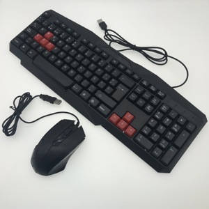 Piezas y accesorios de ordenador para gaming, OEM, diferentes diseños, logotipo personalizado, barato, con cable, USB, teclado, ratón, combo - Product Image 2