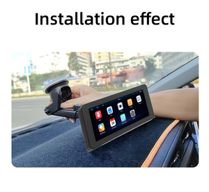 TOPSOURCE通用安卓7英寸2 Din汽车收音机Carplay全球定位系统备用摄像头USB RGB便携式后视镜丰田汽车 - Product Image 6