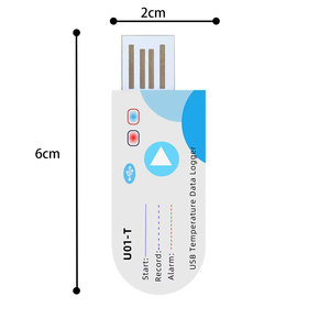Lonnmeter Freeze <strong>Thermometers</strong> Single Use Cold Chain Data Logger Monitor USB PDF Fits Long Time Shipping Temperature Data Logger - Product Image 5