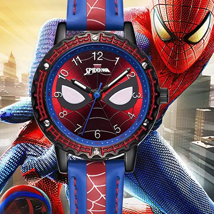 Reloj de pulsera 3d de Marvel para niños, cronógrafo de dibujos animados, resistente al agua
