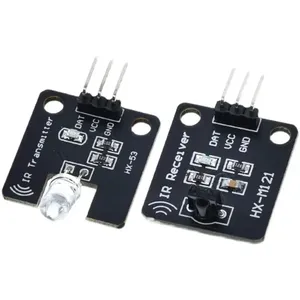 1 juego/lote 38KHz módulo transmisor infrarrojo IR módulo Sensor receptor infrarrojo Digital IR para Arduino bloque de construcción electrónico