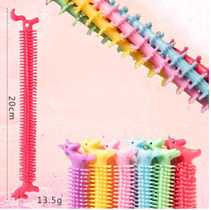 Hete Verkoop Veelkleurige Eenhoorn Rekbare Snaren Armband Sensorische Stress Reliëf Speelgoed Eenhoorn Rekbare Snaren Fidget Sensorisch Speelgoed - Product Image 2