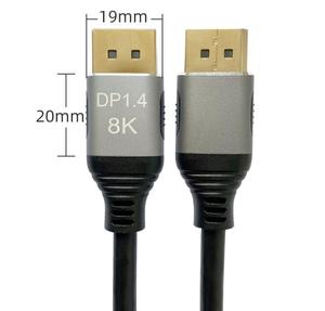 3D ชุบทอง1.8เมตรความละเอียด8K DisplayPort DP 1.4กับสายเคเบิล - Product Image 6