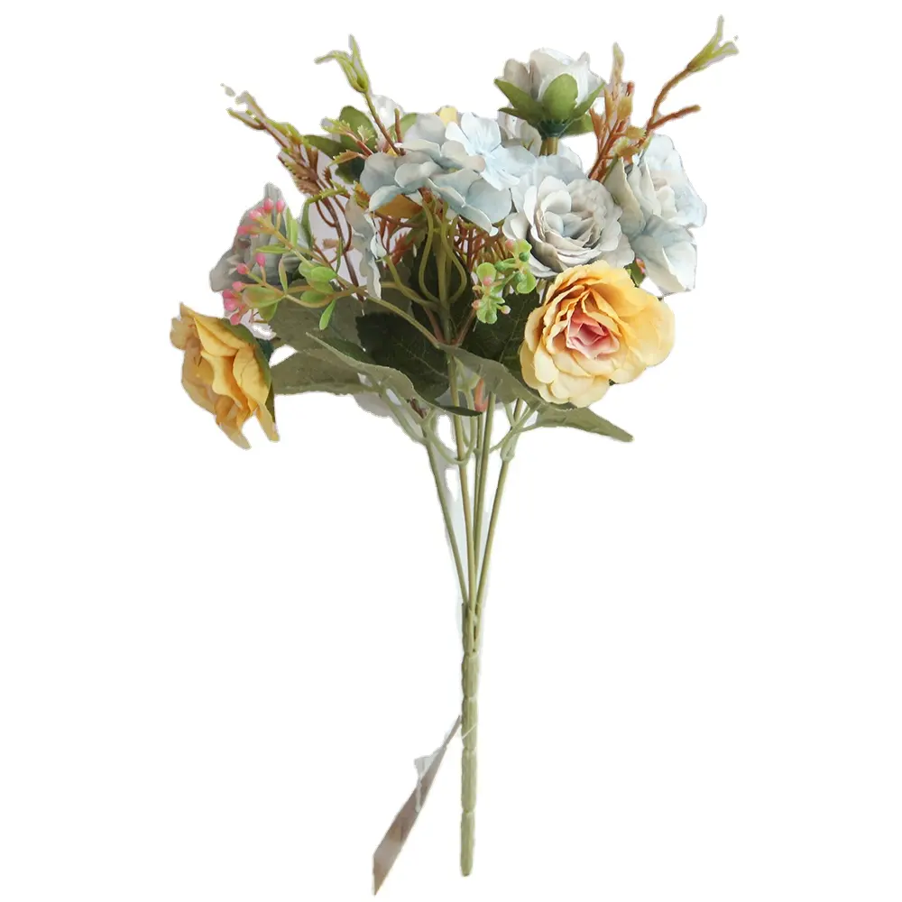 Transworld Свадебная корзина ручной работы, цветок для девочки невесты, настоящие на ощупь искусственные цветы, индийский свадебный Декор, цветок