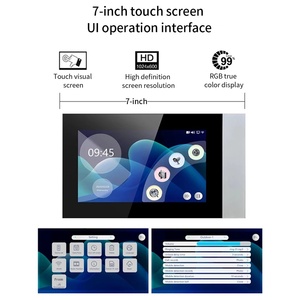 Tuya 720P 7インチIPビデオインターコムキット2線アナログWifiドアベルカラータッチ画面RFIDアクセス制御システムTCPネットワーク - Product Image 5