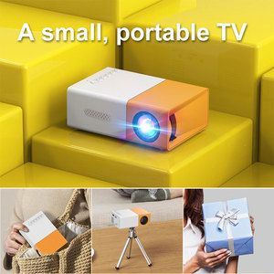 Çocuklar hediye için Mini taşınabilir temel ekran sürümü LED Video Pico cep projektörü - Product Image 6